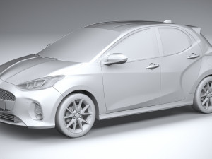 Mazda 2 Hybrid 2024 3D-Modell
