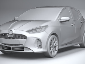 Mazda 2 Hybrid 2024 3D-Modell
