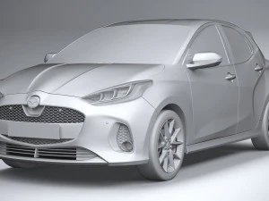 Mazda 2 Hybrid 2024 3D Model