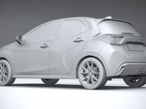 Mazda 2 Hybrid 2024 3D-Modell