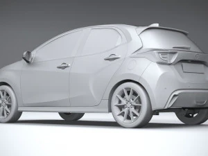 Mazda 2 Hybrid 2024 3D Model