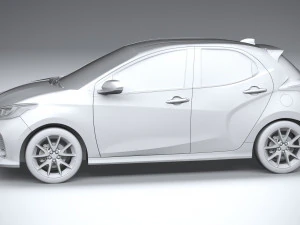 Mazda 2 Hybrid 2024 3D Model