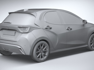 Mazda 2 Hybrid 2024 3D-Modell