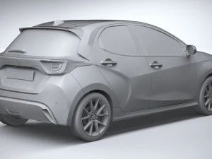 Mazda 2 Hybrid 2024 3D Model