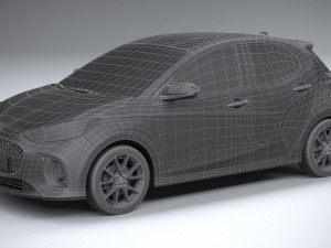 Mazda 2 Hybrid 2024 3D-Modell