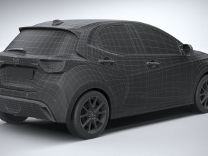 Mazda 2 Hybrid 2024 3D-Modell