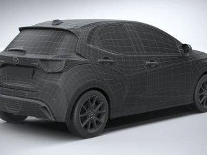 Mazda 2 Hybrid 2024 3D Model