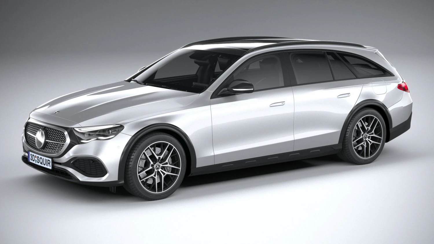 Mercedes-Benz E-class Estate Allterrain 2024 3D Model .c4d .max .obj .3ds .fbx .stl .blend 