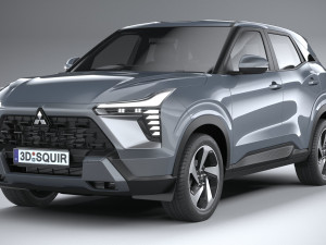 Mitsubishi Xforce 2024 3D Model