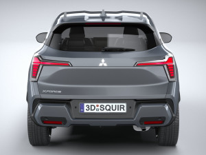Mitsubishi Xforce 2024 3D Model