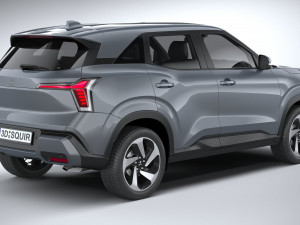 Mitsubishi Xforce 2024 3D Model