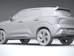 Mitsubishi Xforce 2024 3D Model