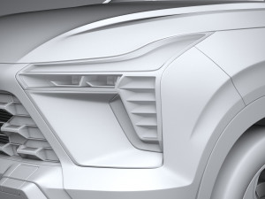 Mitsubishi Xforce 2024 3D Model