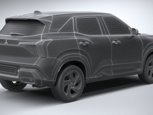 Mitsubishi Xforce 2024 3D Model