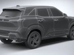 Mitsubishi Xforce 2024 3D Model