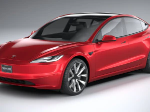 Tesla Model 3 2024 3D Model
