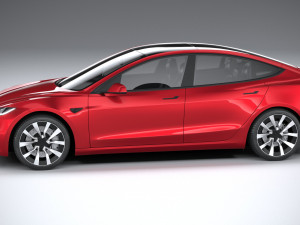 Tesla Model 3 2024 3D 模型