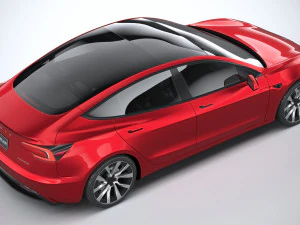 Tesla Model 3 2024 3D Model