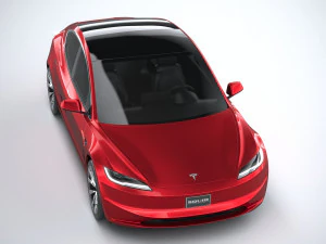 Tesla Model 3 2024 3D Model