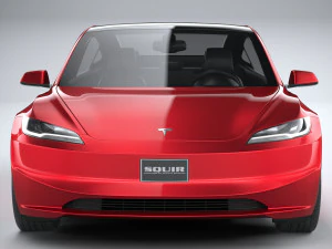 Tesla Model 3 2024 3D Model