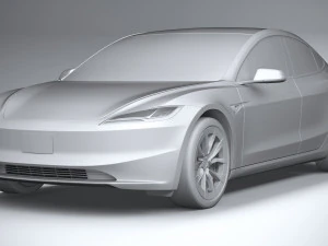 Tesla Model 3 2024 3D Model