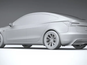 Tesla Model 3 2024 3D Model