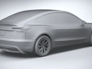 Tesla Model 3 2024 3D Model