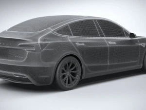 Tesla Model 3 2024 3D Model