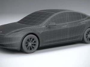 Tesla Model 3 2024 3D Model