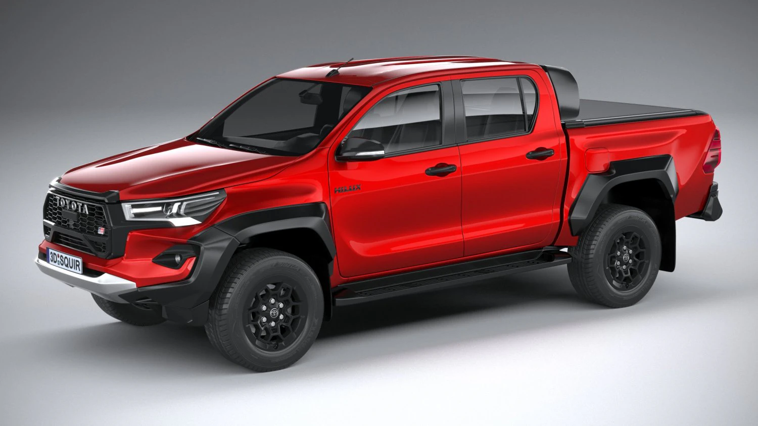 Toyota Hilux GR Sport 2 2024 3D Model .c4d .max .obj .3ds .fbx .stl .blend 