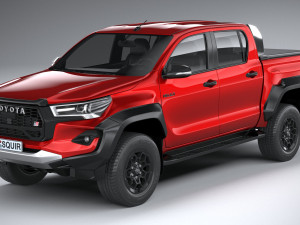 Toyota Hilux GR Sport 2 2024 3D 모델