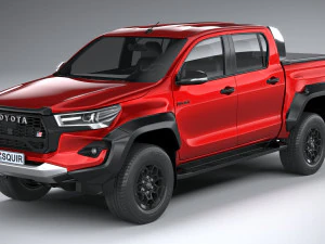 Toyota Hilux GR Sport 2 2024 3D Model
