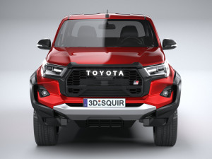 Toyota Hilux GR Sport 2 2024 3D 모델
