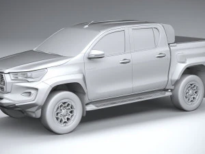 Toyota Hilux GR Sport 2 2024 3D Model