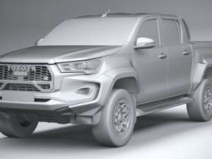 Toyota Hilux GR Sport 2 2024 3D 모델
