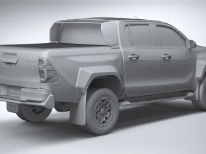 Toyota Hilux GR Sport 2 2024 3D Model