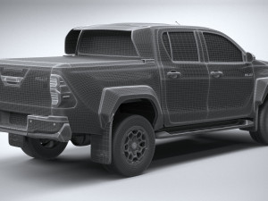 Toyota Hilux GR Sport 2 2024 3D 모델