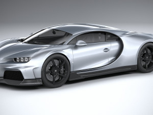 Bugatti Chiron Super Sport 2022 3D Model