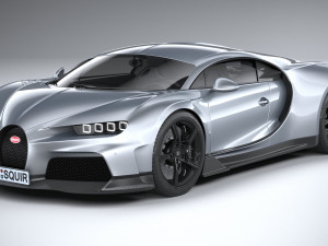 Bugatti Chiron Super Sport 2022 3Dモデル