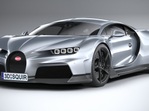 Bugatti Chiron Super Sport 2022 3Dモデル