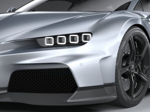 Bugatti Chiron Super Sport 2022 3Dモデル