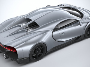 Bugatti Chiron Super Sport 2022 3Dモデル