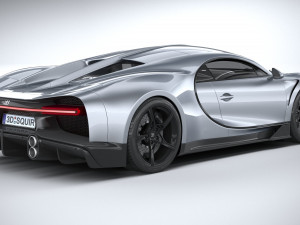 Bugatti Chiron Super Sport 2022 3Dモデル