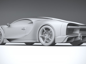 Bugatti Chiron Super Sport 2022 3Dモデル