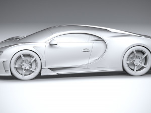 Bugatti Chiron Super Sport 2022 3Dモデル
