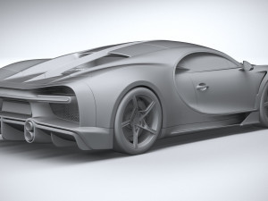 Bugatti Chiron Super Sport 2022 3Dモデル