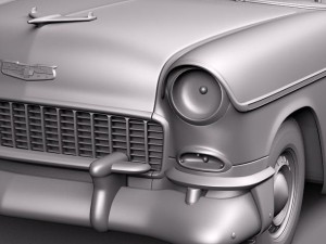 Chevrolet Bel Air Nomad 1955 Modelo 3D