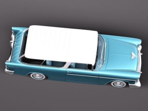 Chevrolet Bel Air Nomad 1955 Modelo 3D