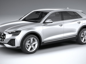 Audi Q8 basic 2024 3D Model