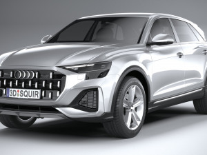 Audi Q8 Basic 2024 3D Модель